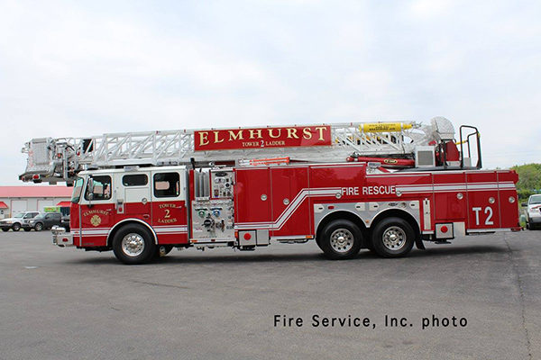 New fire truck for the Elmhurst Fire Department