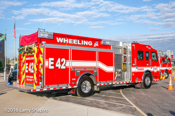 new fire engine for the Wheeling Fire Department