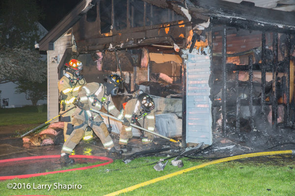 house fire scene in Buffalo Grove IL