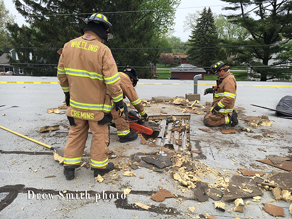 roof ventilation training for firefighters 