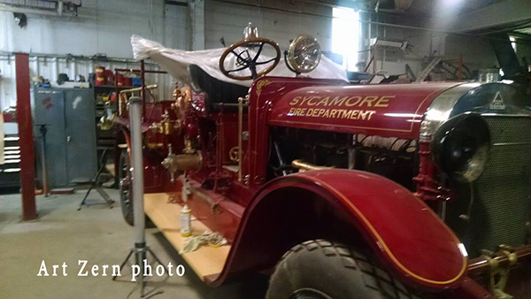 1923 Stutz fire engine restored for the Sycamore Fire Departmen