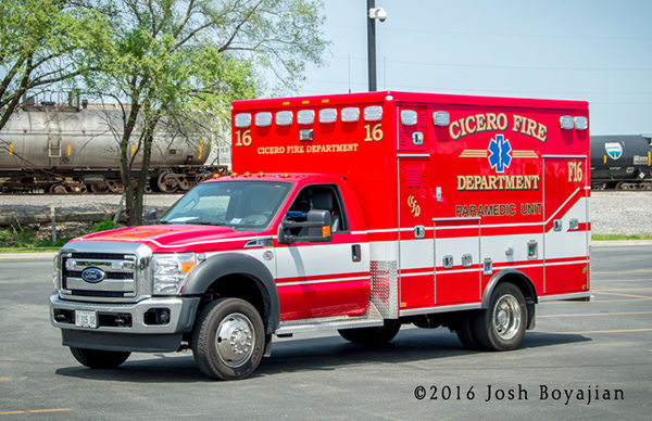 AEV Type I ambulance for Cicero Illinois