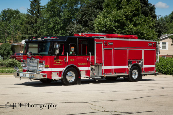 new fire engine for the Hanover Park FD