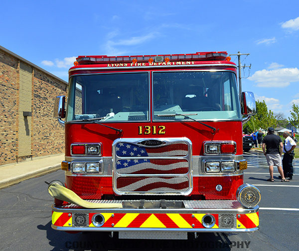 Lyons Fire Department engine