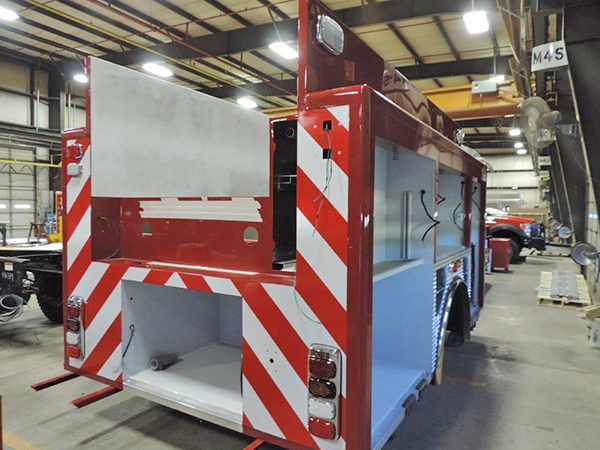 fire engine being built for Maywood IL