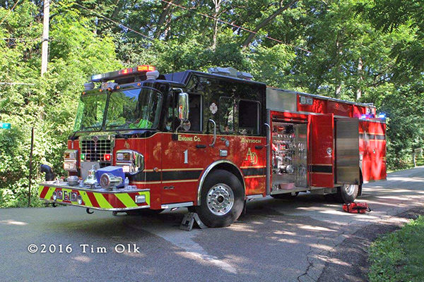Antioch Fire Department fire engine 