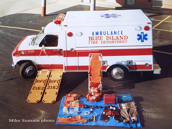 Blue Island FD ambulance