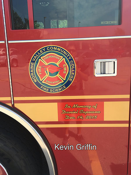 Moraine Valley Fire Science Program fire truck