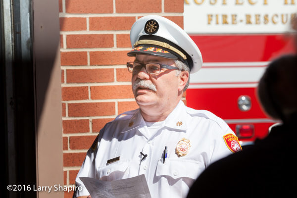 Prospect Heights Fire District Deputy Fire Chief Drew Smith