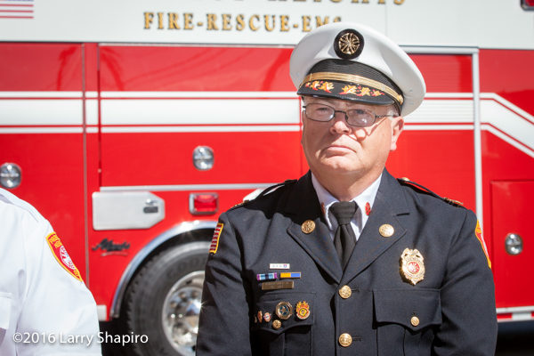 Prospect Heights Fire District Fire Chief Donald Gould Jr