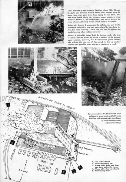Vintage article from Fire Engineering Magazine on the Hubbard Street fire in Chicago