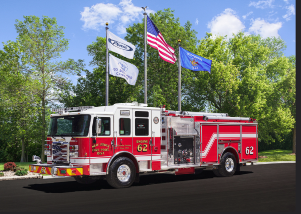 New Lenox FPD fire engine