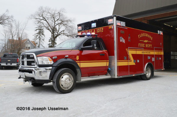 Flossmoor Fire Department ambulance