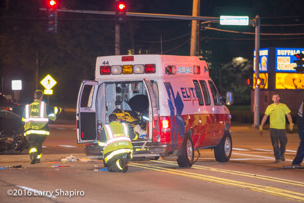 Elite Ambulance after crash