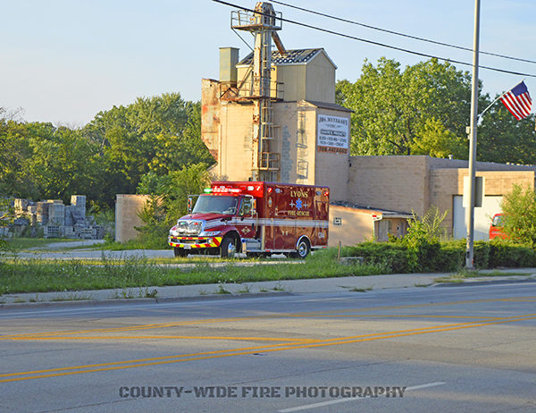 Lyons Fire Department ambulance