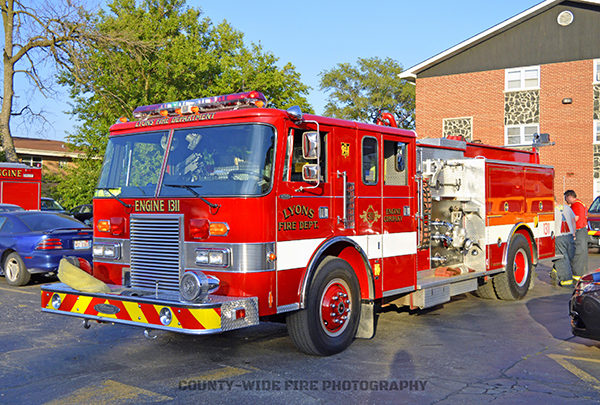 Lyons Fire Department fire engine
