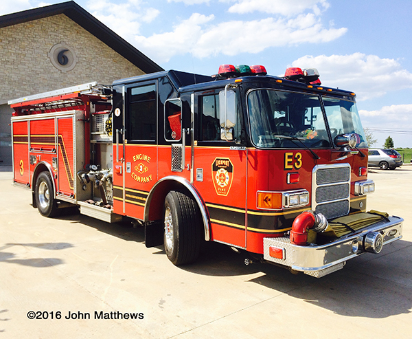 Lockport Township FPD fire engine