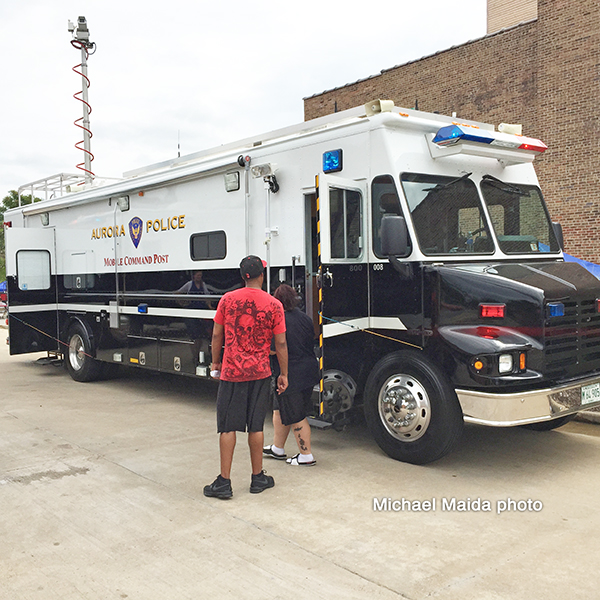 Aurora Police Department command post