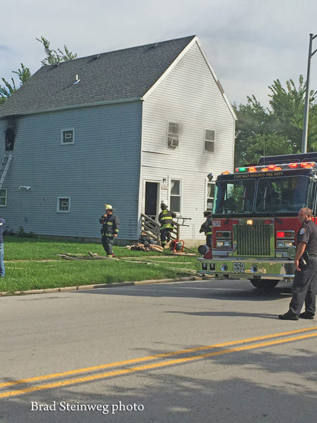 house fire in Chicago Heights