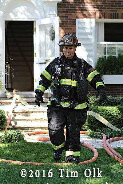 firefighter after a fire