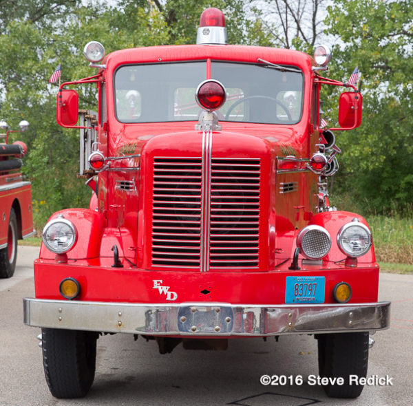 antique fire engine