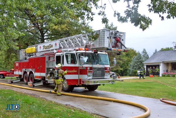 Roselle Fire Department E-ONE tower ladder
