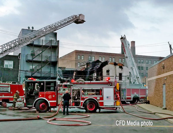 scene of a fatal extra alarm fire in Chicago 