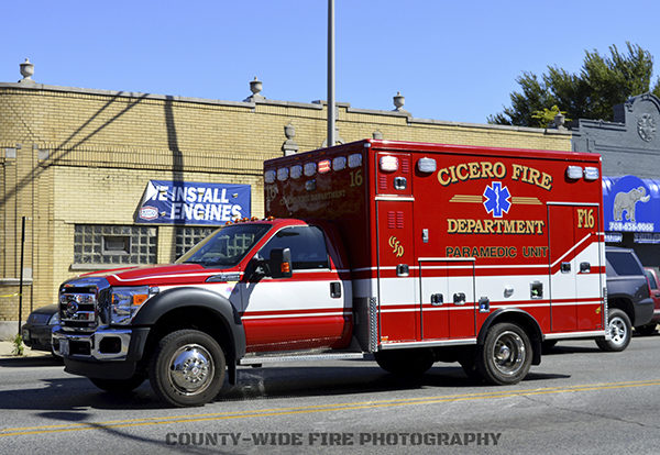 Cicero FD ambulance