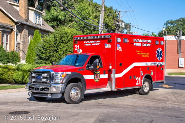Evanston FD Ambulance 21