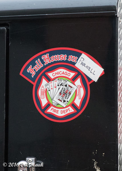 Chicago FD company decal