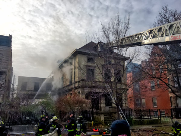 2-11 Alarm fire in Chicago at 2943 W Washington 12-30-16. CFD Media photo