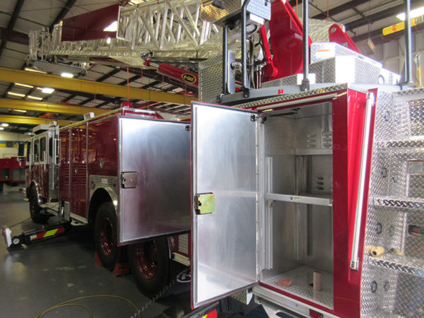 Fire truck being built for the Gurnee FD