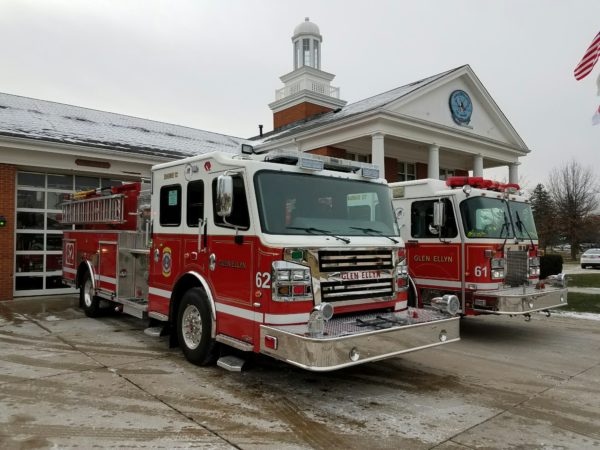New Rosenbauer fire engine for the Glen Ellyn VFD 