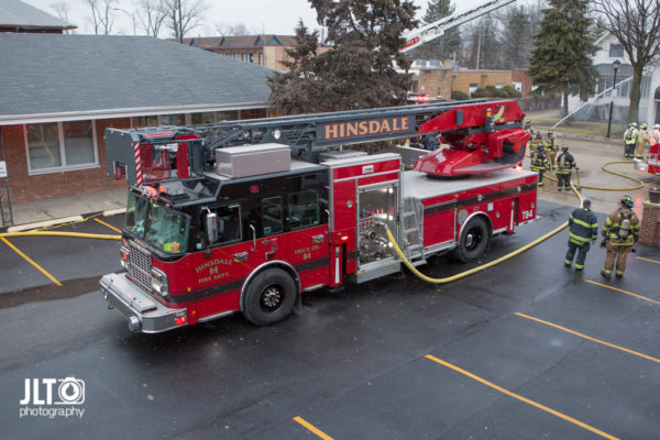Hinsdale Fire Department tower ladder