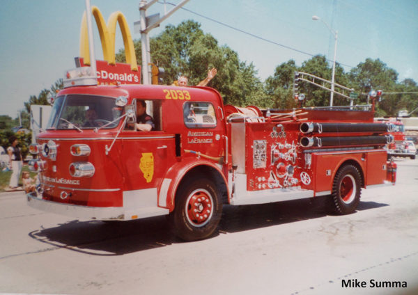 Alsip Fire Department American LaFrance fire engine
