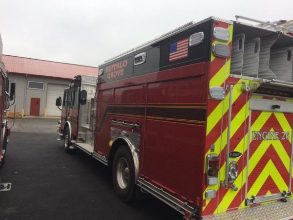 new fire engine for the Buffalo Grove FD