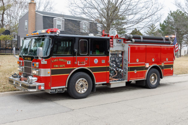 Lake Forest FD fire engine