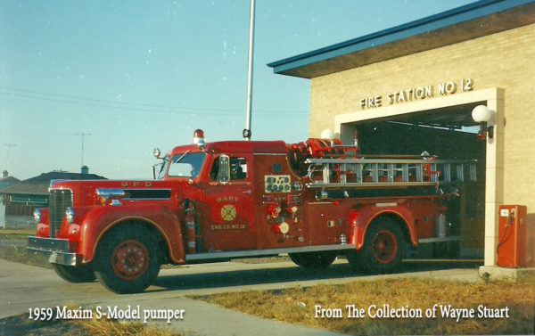 1959 Maxim S-Model fire engine