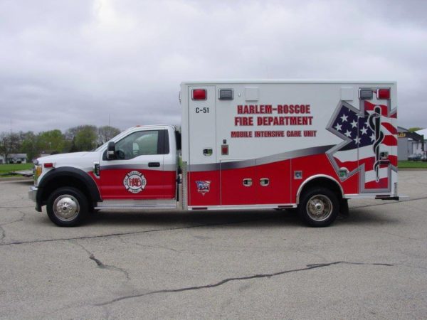 Harlem-Roscoe FPD Ambulance 