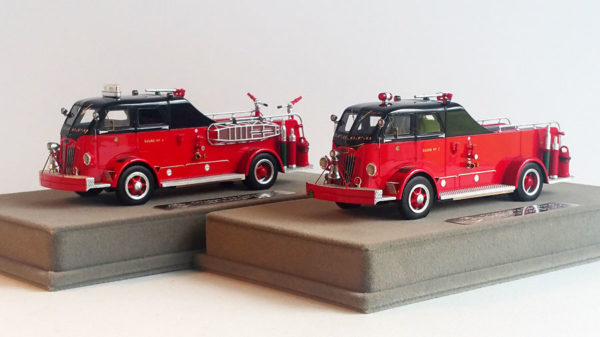 Fire Replicas models - Chicago FD Autocar Squads 3 and 4