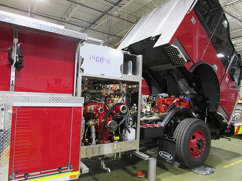 Fire engine being built for the Chicago FD so 140846