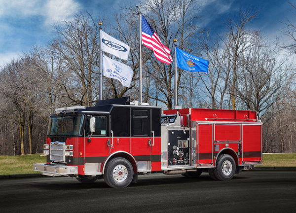 new fire engine for the Marengo FPD in Illinois