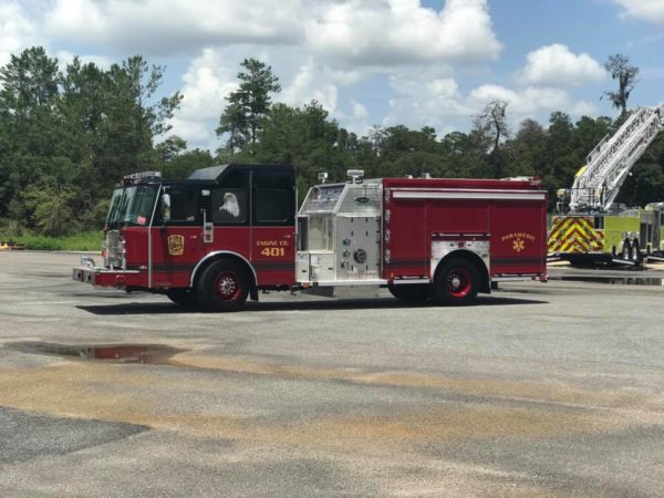 new fire engine for the Forest Park FD Engine 401