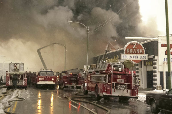 historic 4-11 alarm fire in Chicago