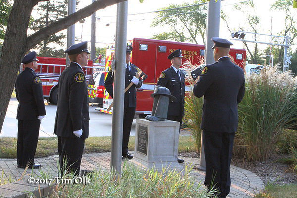 Northbrook Fire Department memorial ceremony for 9/11