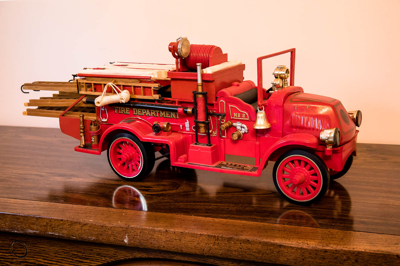 liquor decanter modified into custom fire engine «
