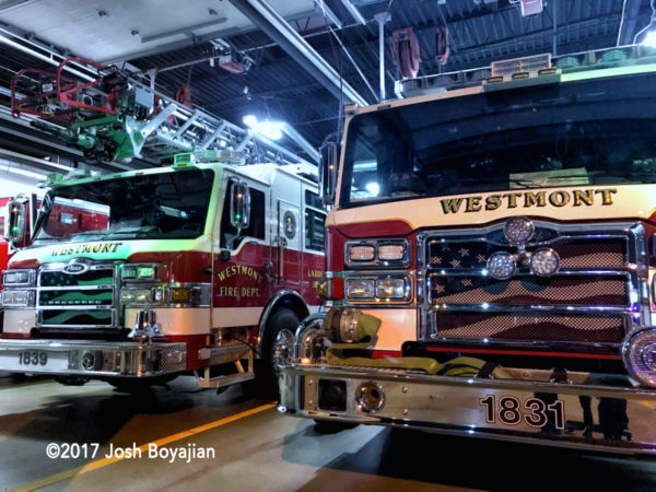 Westmont fire trucks