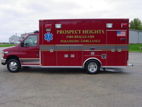 Prospect Heights Fire District ambulance