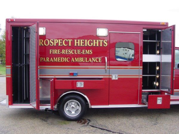 Prospect Heights Fire District ambulance
