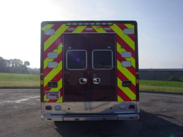 rear of new ambulance